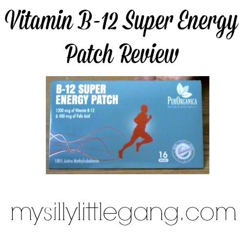 Vitamin B12 Super Energy Patch Review My Silly Little Gang